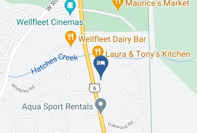 Blue Dolphin Inn Cape Cod Hotel Map