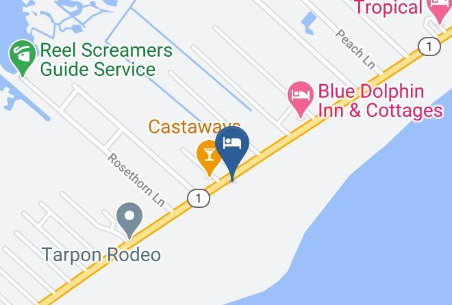 Jefferson Par - Blue Dolphin Inn Maps