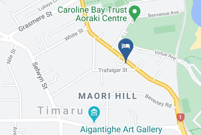 Timaru - Blue Dolphin Motel Maps