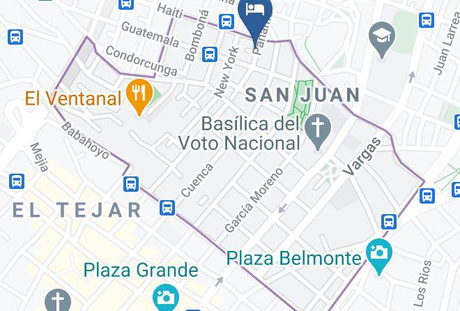 Distrito Metropolitano De Quito - Blue Door Housing Historic Quito Maps