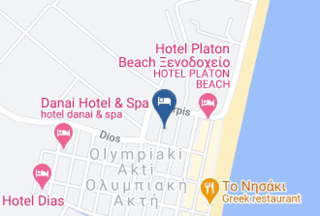 Pieria - Blue Dream Hotel Maps