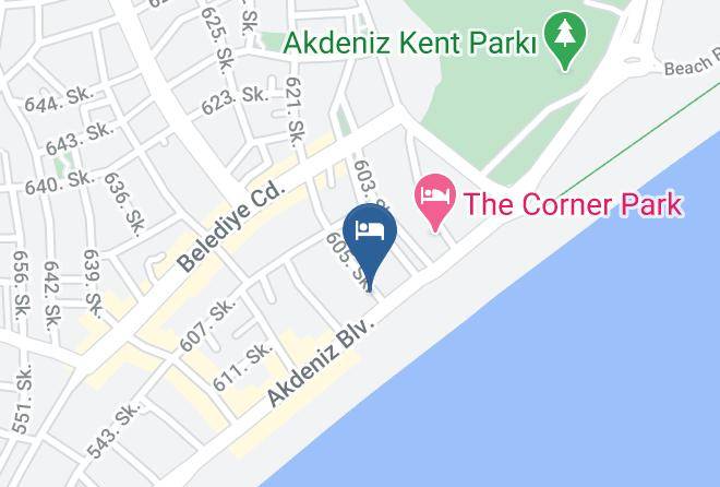 Konyaalti - Blue Garden Hotel Maps