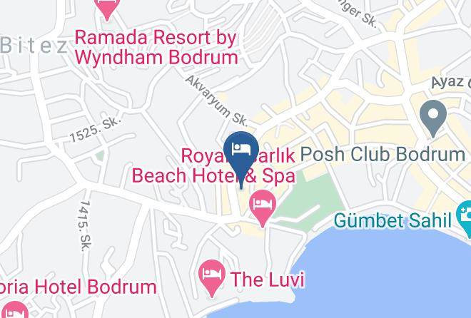Bodrum - Blue Green Otel Maps