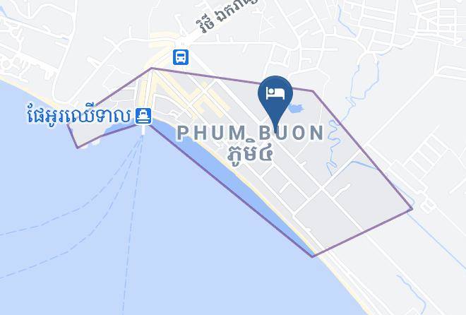 Preah Sihaknuk Town - Blue Ground Hotel Maps