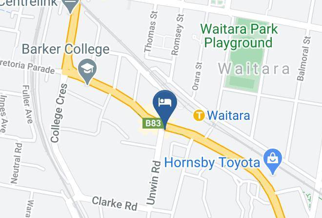 Hornsby - Blue Gum Hotel Maps