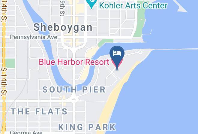 Sheboygan - Blue Harbor Resort Maps