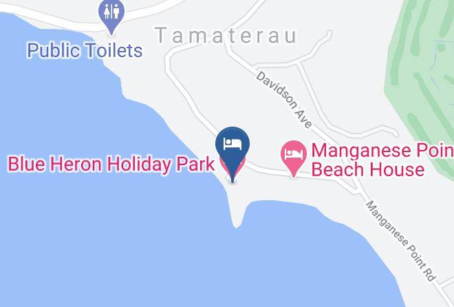 Whangarei - Blue Heron Holiday Park Maps