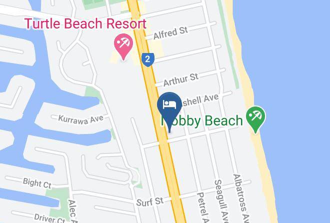 Gold Coast - Blue Heron Motel Maps