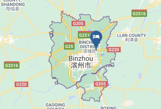 Binzhou - Blue Horizon Jun Hua Hotel Maps