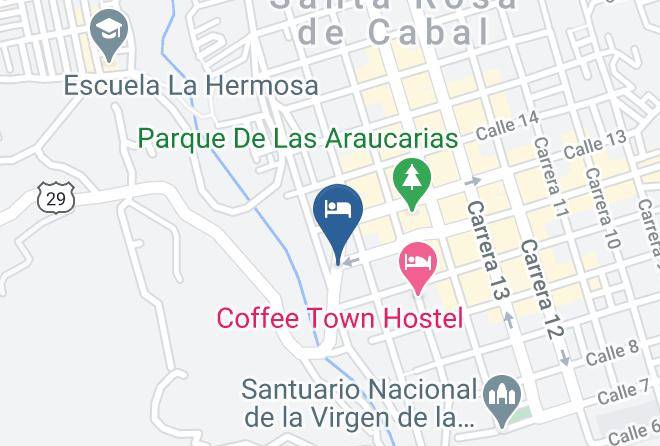 Santa Rosa De Cabal - Blue Hotel Maps