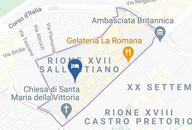 Rome - Blue Inn Family Suites Maps