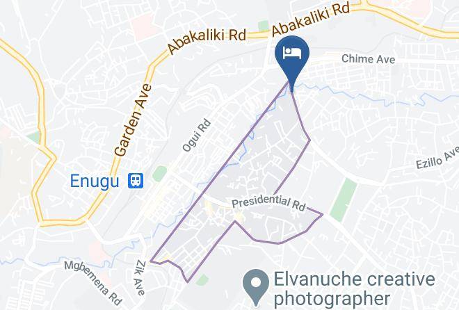 Enugu - Blue Island Hotel Maps
