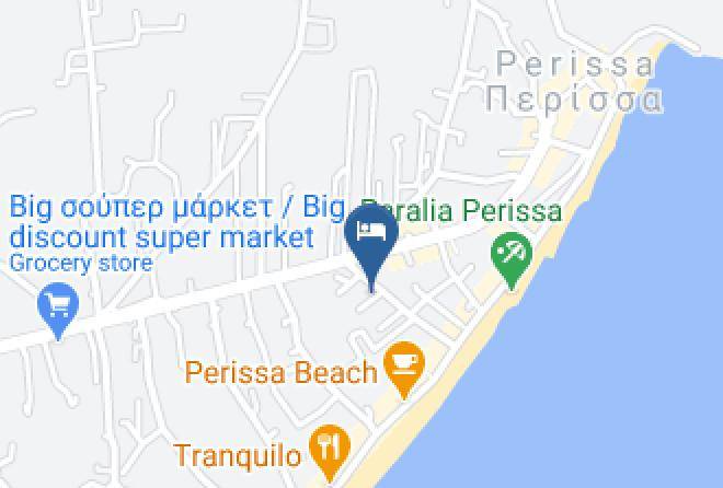 Thira - Blue Island Perissa Maps
