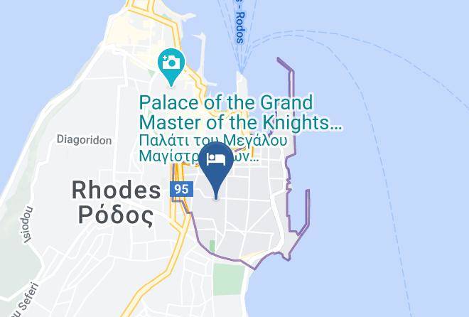 Dodecanese - Blue Jasmine Elegant Suites Maps