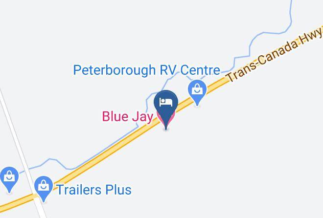 Peterborough - Blue Jay Motel Maps
