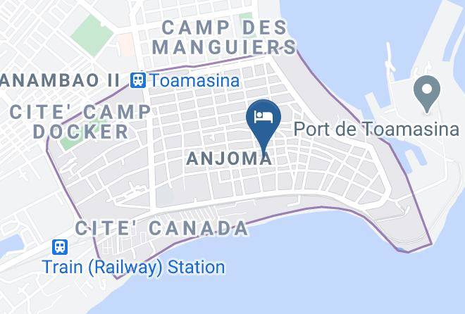 Toamasina I - Blue Lagoon Hotel Maps