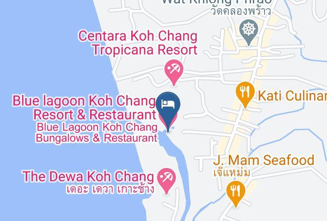 Amphoe Ko Chang - Blue Lagoon Koh Chang Resort & Restaurant Maps