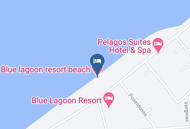 Kos - Blue Lagoon Resort Beach Maps
