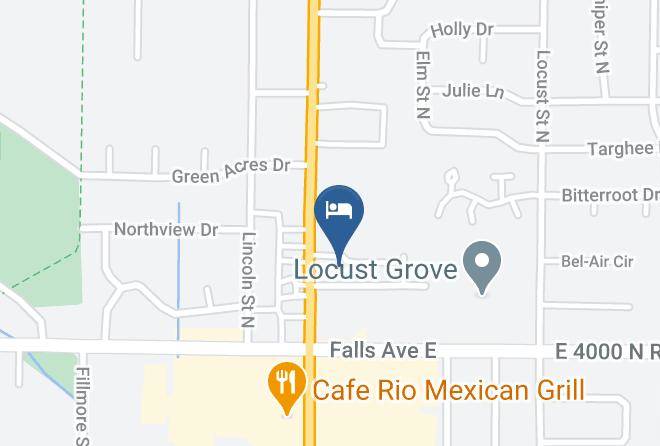 Twin Falls - Blue Lakes Inn Maps