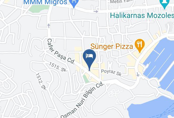 Bodrum - Blue Marin Hotel Bodrum Maps