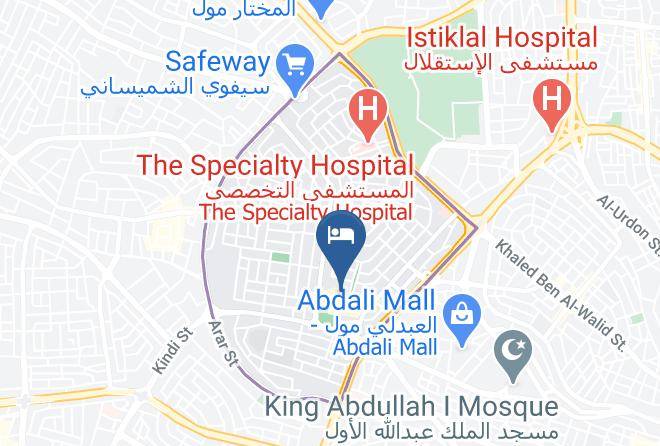 Amman - Blue Marine Hotel Maps
