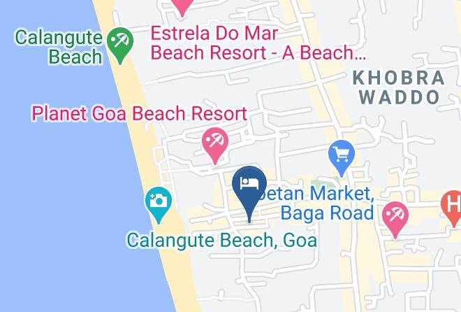 Bardez - Blue Marine Resort Maps