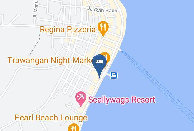 North Lombok Regency - Blue Marlin Dive Gili Trawangan Maps
