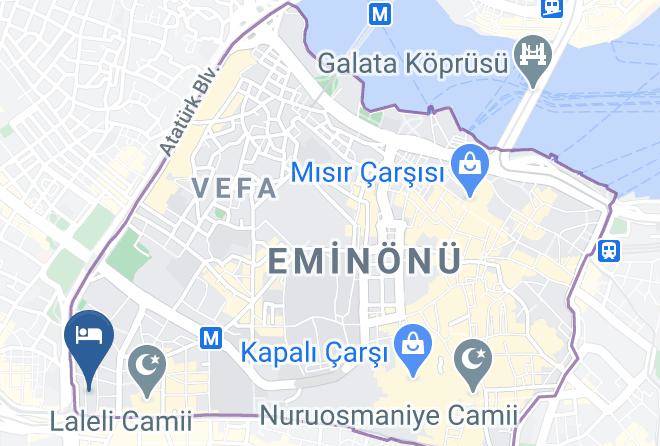 Fatih - Laleli Blue Marmara Hotel Maps