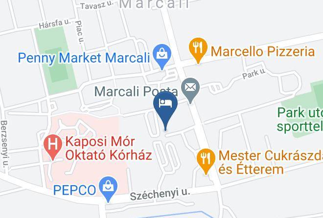 Marcali - Blue Moon Hotel And Cafe Maps