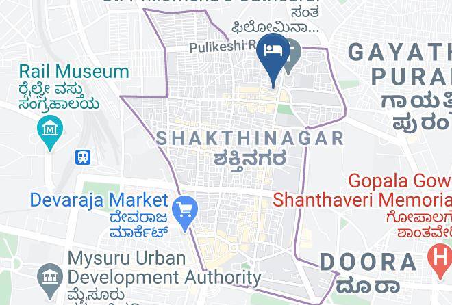 Mysore - Blue Moon Residency Maps