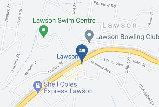 Blue Mountain Hotel Map