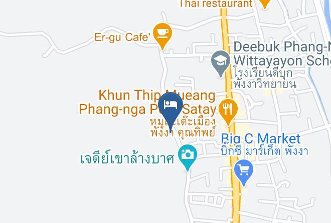 Blue Mountain Phangnga Resort And Restaurant Map