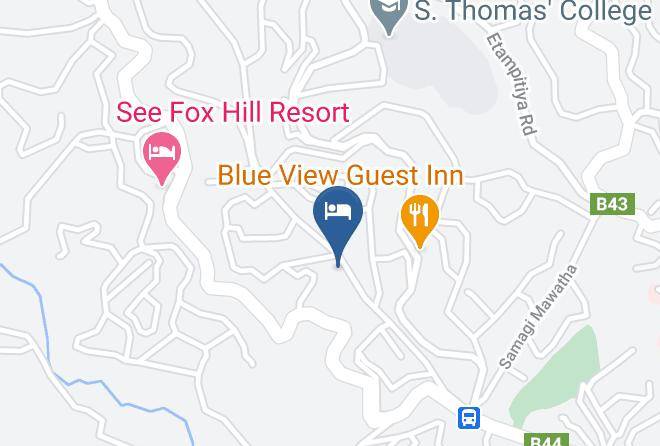 Badulla - Blue Mountain Resort Maps