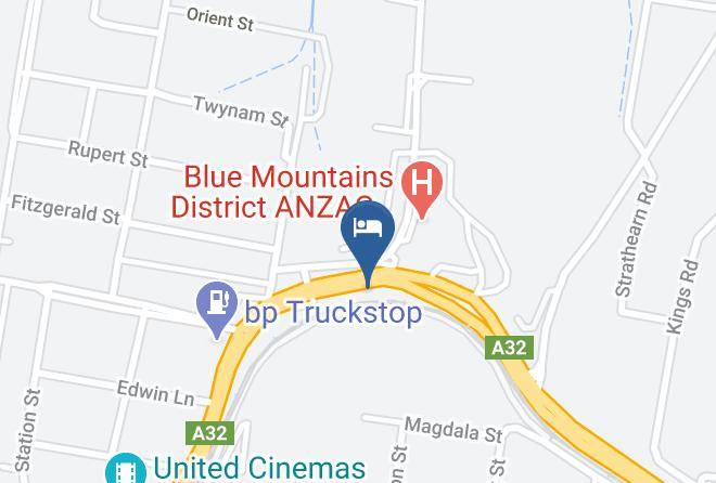 Blue Mountains - Blue Mountains G'day Motel Maps