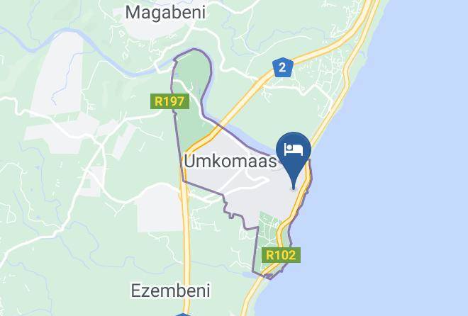 Ethekwini - Blue Ocean Dive Resort Aliwal Shoal Shark Diving Maps