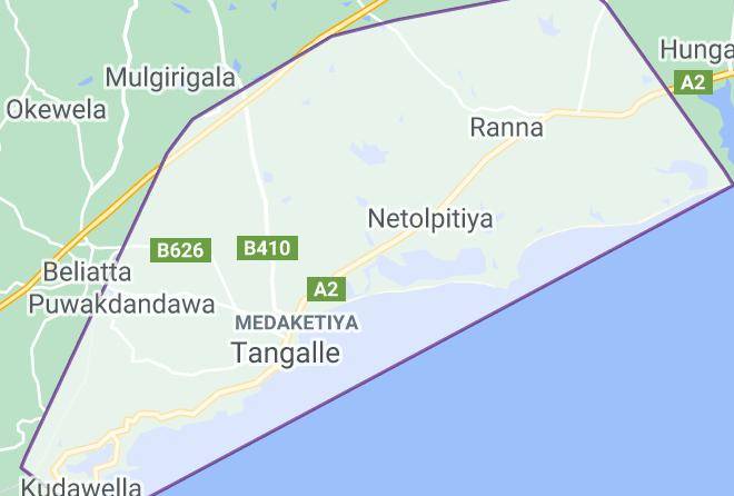 Galle - Blue Ocean Resort Maps