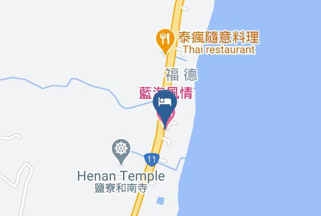 Blue Ocean Star Bed And Breakfast Mapa - Taiwan - Hualiennty