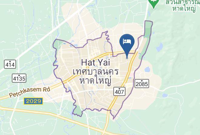 Amphoe Hat Yai - Blue Orchids Hotel Maps