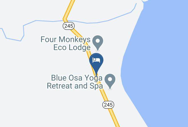 Blue Osa Beach Resort Map