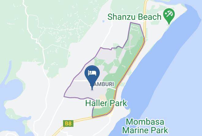 Mombasa - Blue Pacific Holiday Inn Maps