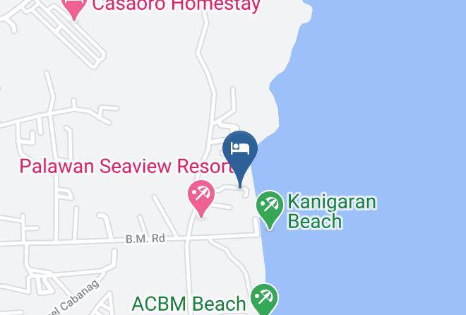 Palawan - Blue Palawan Beach Club Maps