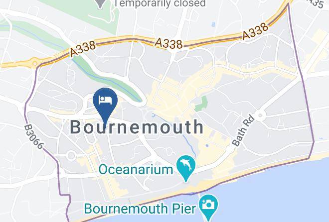 Bournemouth - Blue Palms Hotel Maps