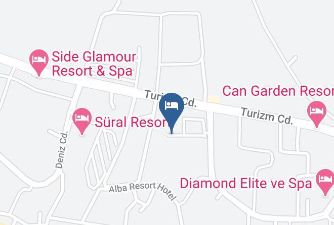 Blue Paradise Hotel Map