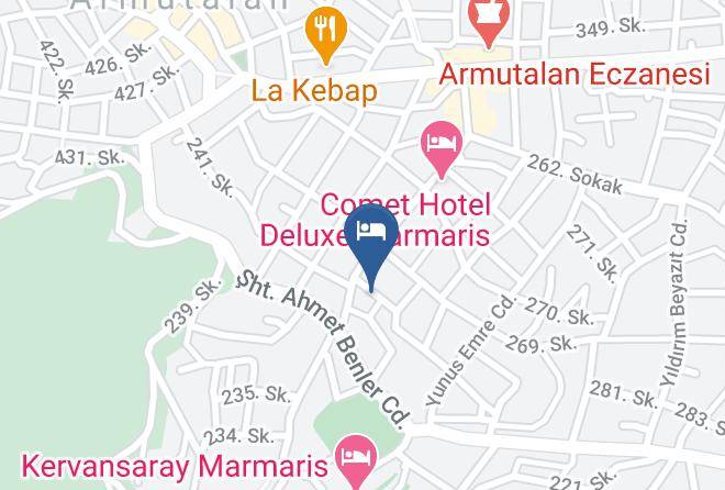 Marmaris - The Park Marmaris Hotel Maps
