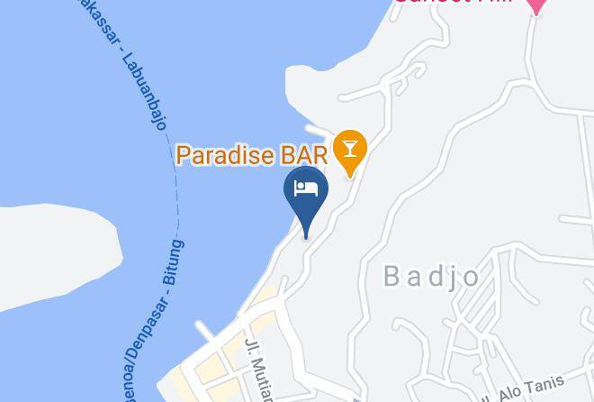 Blue Parrot Komodo Map