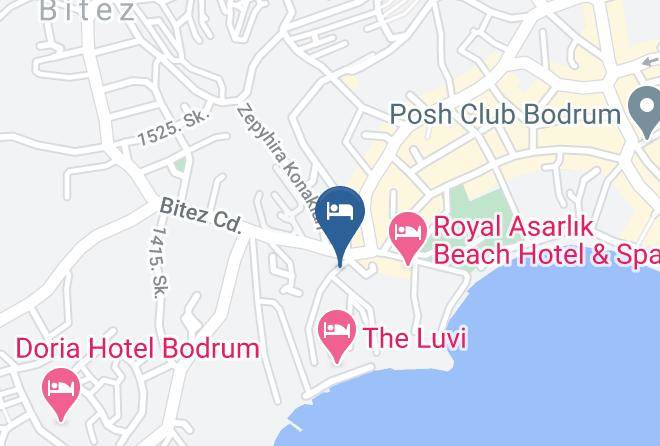 Bodrum - Blue Pearl Hotel Maps
