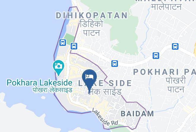 Pokhara - Blue Planet Lodge Maps