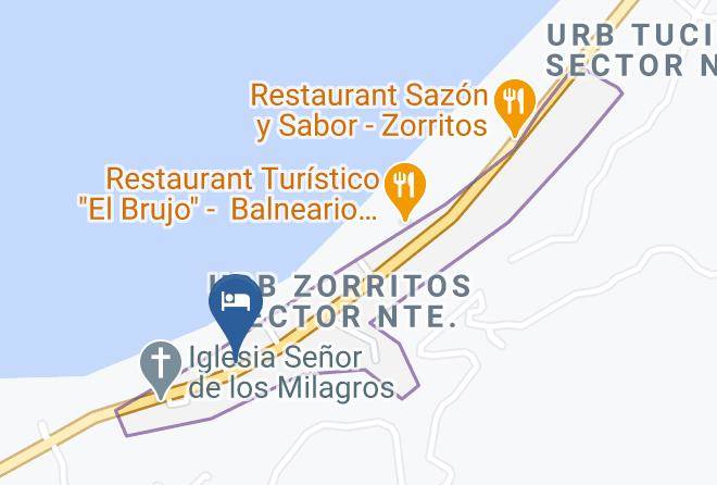Contralmirante Villar - Hospedaje Restaurant Blue Point Maps