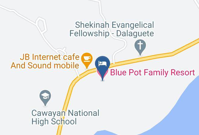 Cebu - Blue Pot Family Resort Maps