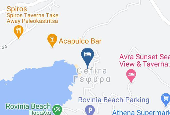 Kerkira - Blue Princess Hotel And Suites Maps